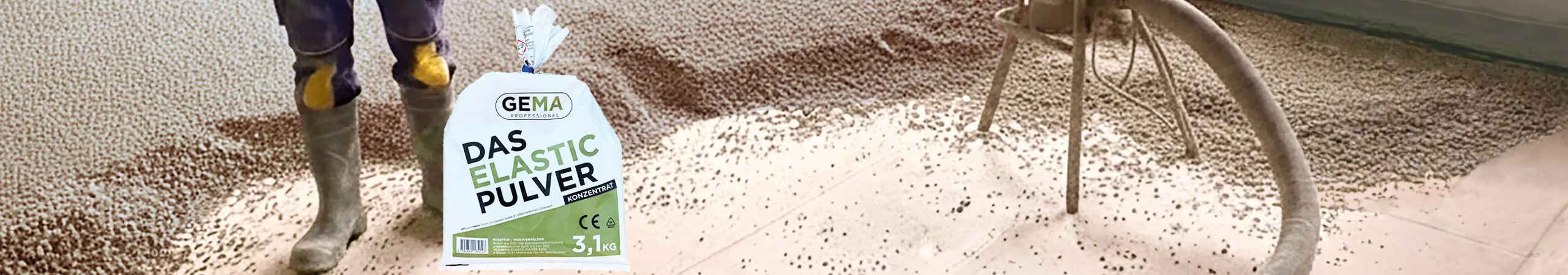 GEMA ELASTIC PULVER (Bindemittel für Splittschüttung)